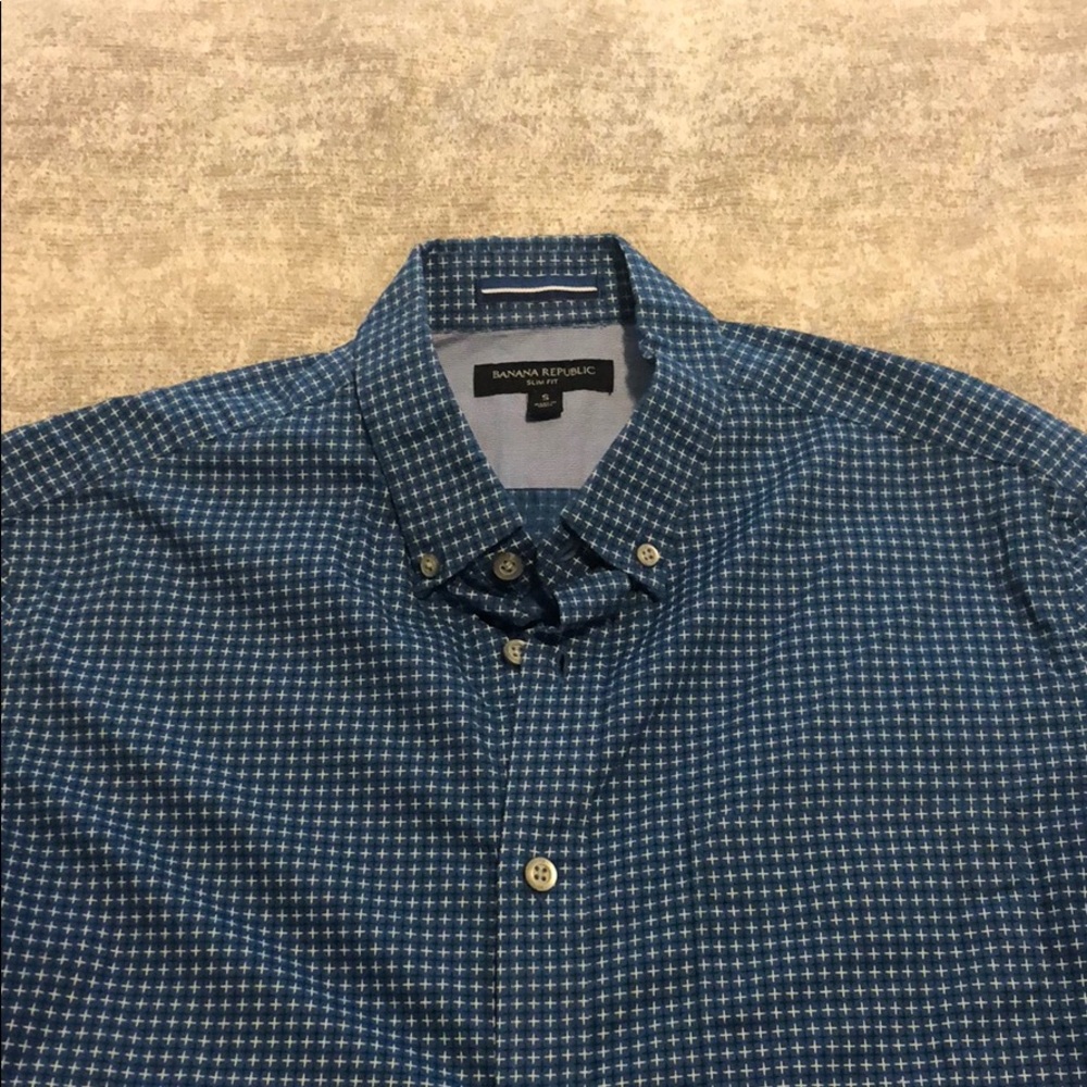 Men’s Banana Republic Short Sleeve Button Shirt